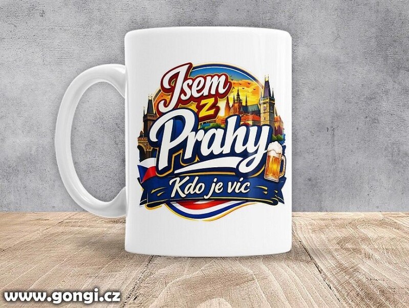 Hrnek - 0450 - Jsem z Prahy, kdo je víc